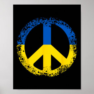 Ukraine Gift Flag Ukraini Kyiv Ukrainian Ukrajina Poster