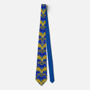 Ukraine Golden Trident  Volodymyr  Tryzub  Tie