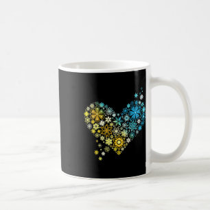 Ukraine Heart Love Peace Hope Spring Flowers Symbo Coffee Mug