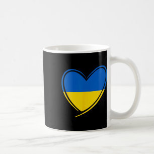 Ukraine Heart Ukrainian Flag Patriotic Men Women K Coffee Mug
