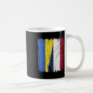 Ukraine Holland Half Flag Ukrainian Dutch Heritage Coffee Mug