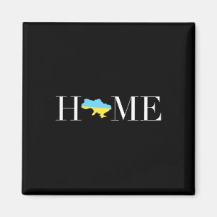 Ukraine Home Ukrainian Flag Uni  Magnet
