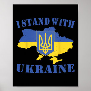 Ukraine I Stand With Ukraine Shirt Ukrainian Flag Poster