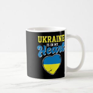 Ukraine Is In My Heart Proud Ukrainian Traveler Va Coffee Mug