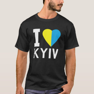 Ukraine Kyiv Support And Stand Ukrainian Flag T-Shirt