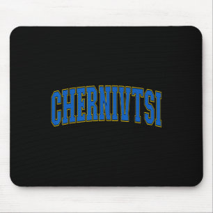 Ukraine Lovers Patriotic Proud Ukrainian Chernivts Mouse Pad