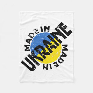 Ukraine Made - Ukraine Strong Fleece Blanket
