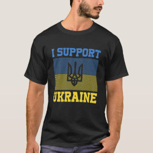 Ukraine Map Design I Support Ukraine T-Shirt