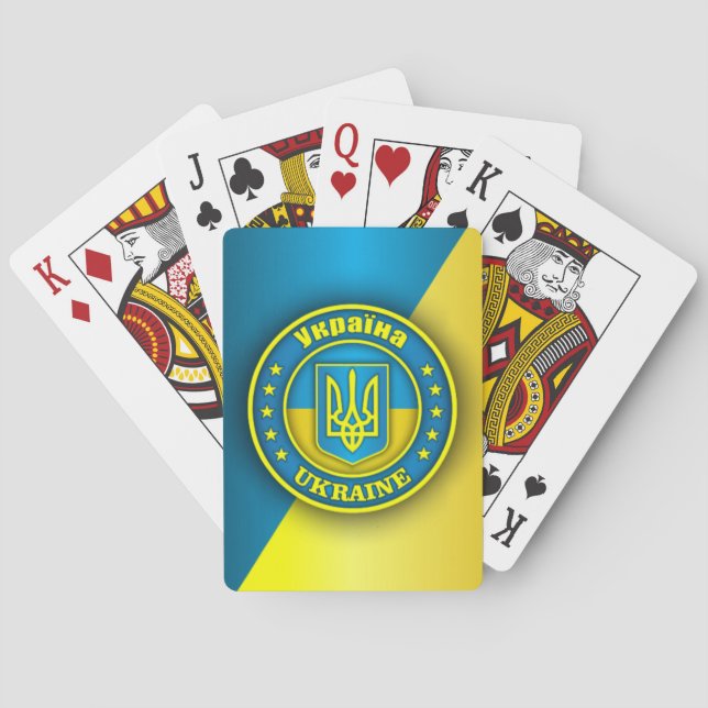 Ukraine Medallion Playing Cards (Back)