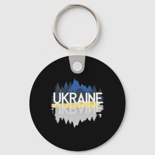 Ukraine Mountain Reflections Ukrainian Nature Souv Key Ring