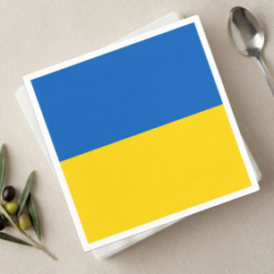 Ukraine Napkins, Ukrainian Flag party /sports fan Napkin