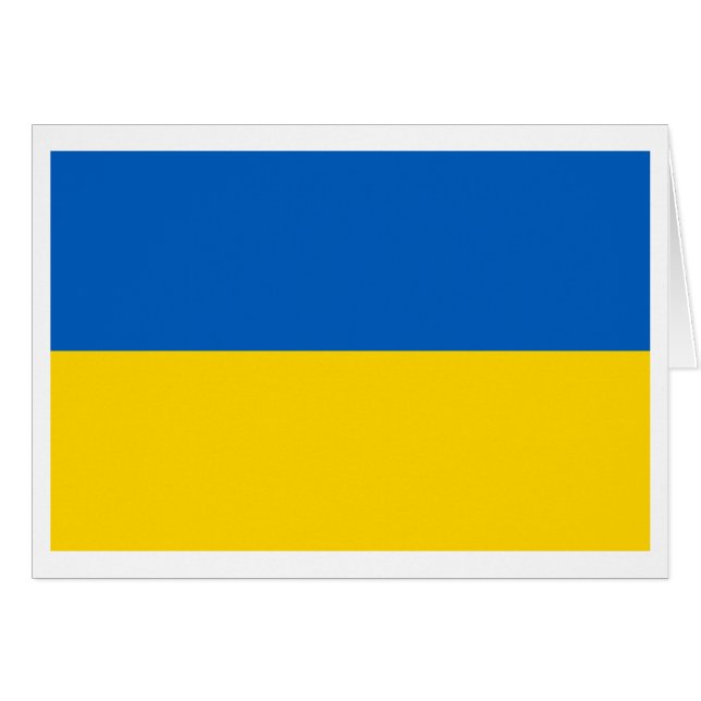 Ukraine National Flag (Front Horizontal)