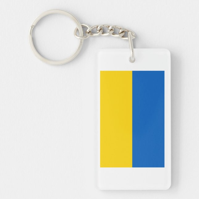 Ukraine National Flag Key Ring (Front)