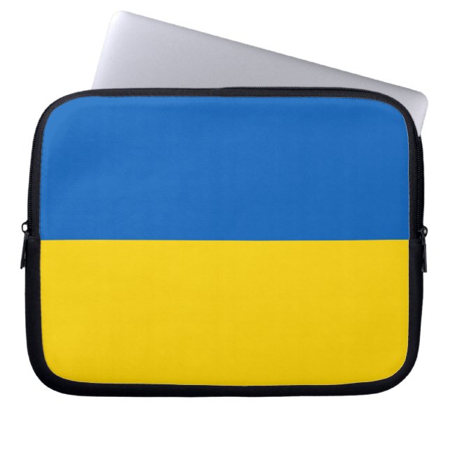 Ukraine National Flag Laptop Sleeve (Front)