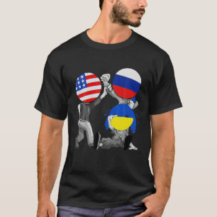 Ukraine Needs Help Usa Russia Stand With Ukraine T-Shirt
