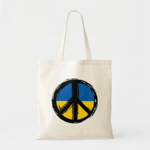 Ukraine Peace Symbol - 01-b Tote Bag