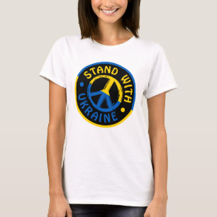 Ukraine Peace Symbol Stand With Ukraine T-Shirt