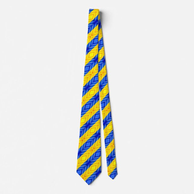Ukraine - Peace - Ukrainian Flag Freedom Neck Tie (Front)