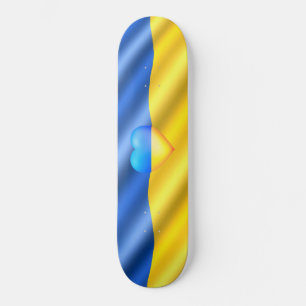 Ukraine - Peace - Ukrainian Flag - Freedom  Skateboard