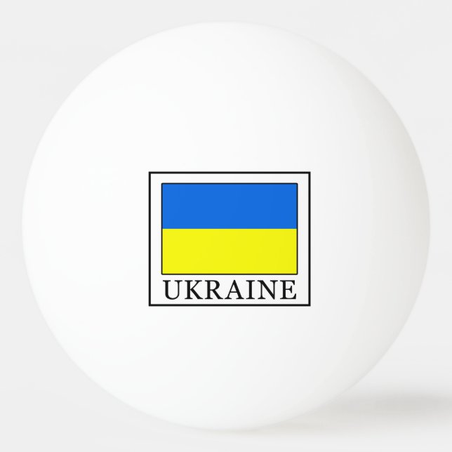 Ukraine Ping Pong Ball (Front)