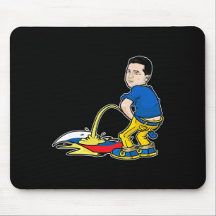 Ukraine President Zelensky Legend Peeing On Russia Mouse Pad