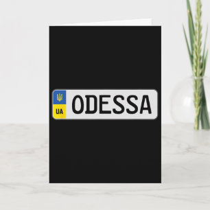 Ukraine Pride - Proud Ukrainian Odessa Card