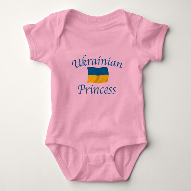 Ukraine Prncess Baby Bodysuit (Front)