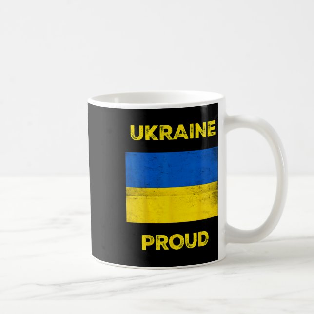 Ukraine Proud  Coffee Mug (Right)