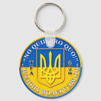 Ukraine "Quid Pro Quo" Key Chain