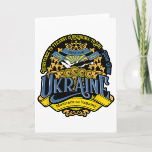 Ukraine - Resistance To Tyranny Is Obedience To Go Card