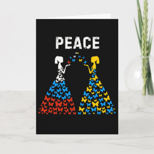 Ukraine Russia Peace Stop War Card
