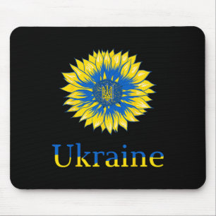 Ukraine Shirt Cute Ukrainians Sunflower Retro Ukra Mouse Pad