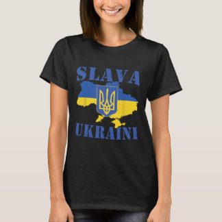 Ukraine Shirt Slava Ukraini Ukrainian Flag Trident