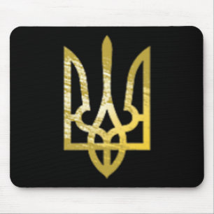 Ukraine Shirt Trident Tryzub Zelensky Military Oli Mouse Pad