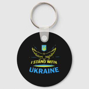 Ukraine Shirt Ukrainian Flag Pride I Stand With Uk Key Ring
