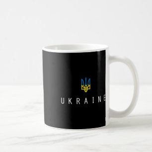 Ukraine Shirt Ukrainian Tryzub Flag Trident Milita Coffee Mug