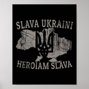 Ukraine Shirt Ukrainian Zelensky Tryzub Military  Poster
