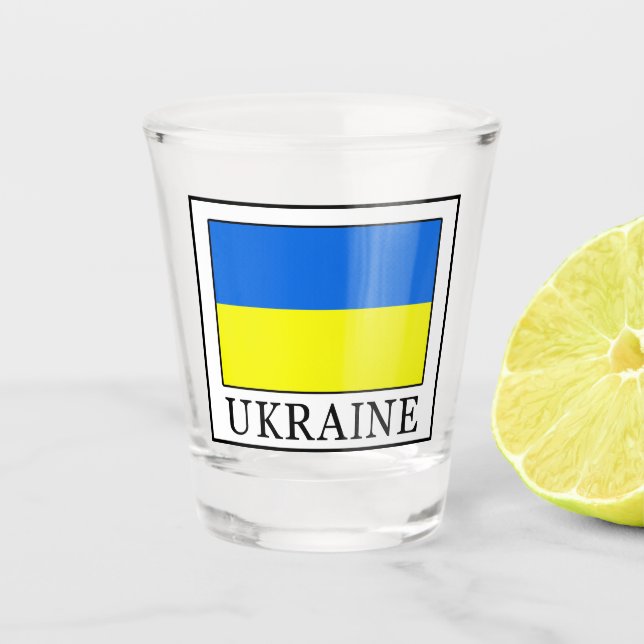 Ukraine Shot Glass (Front)