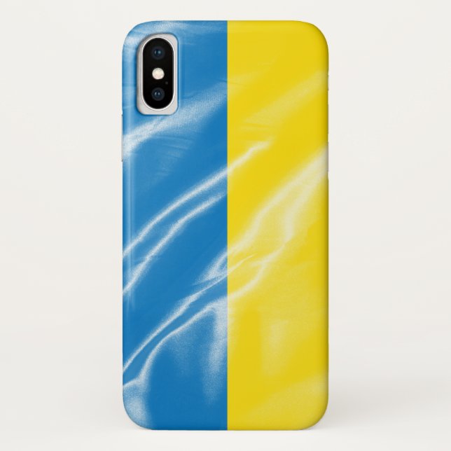 Ukraine silk flag Case-Mate iPhone case (Back)