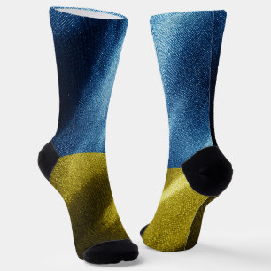 Ukraine silk flag socks