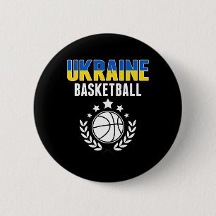 Ukraine Sketll Lovers Jersey - Ukrainian Flag Spor 6 Cm Round Badge