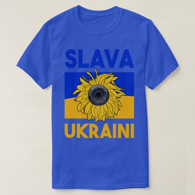 Ukraine Slava Ukraini T-Shirt (Design Front)
