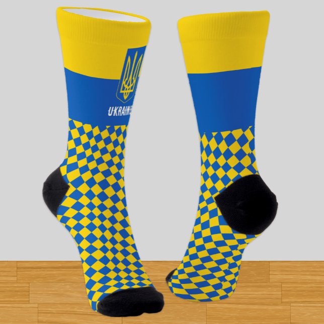 Ukraine Socks, Ukrainian flag fashion / sports Socks (Creator Uploaded)