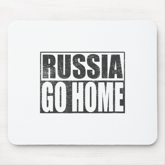 Ukraine Stands Powerful Against Russian Aggression Mouse Pad (Front)