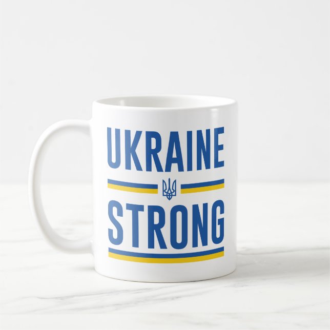 Ukraine Strong Coffee Mug (Left)