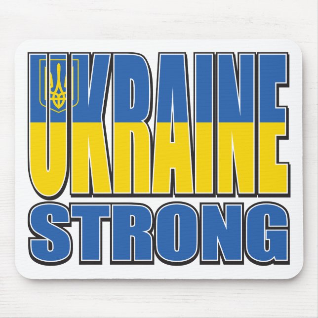 Ukraine-Strong Mouse Pad (Front)