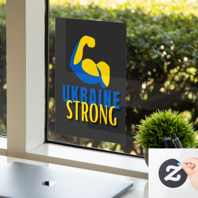 Ukraine Strong Muscle Flex   (Office)