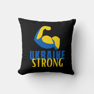 Ukraine Strong Muscle Flex Cushion
