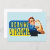 Ukraine Strong Rosie the Riveter 