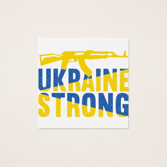 Ukraine Strong Support for Ukraine (Front)